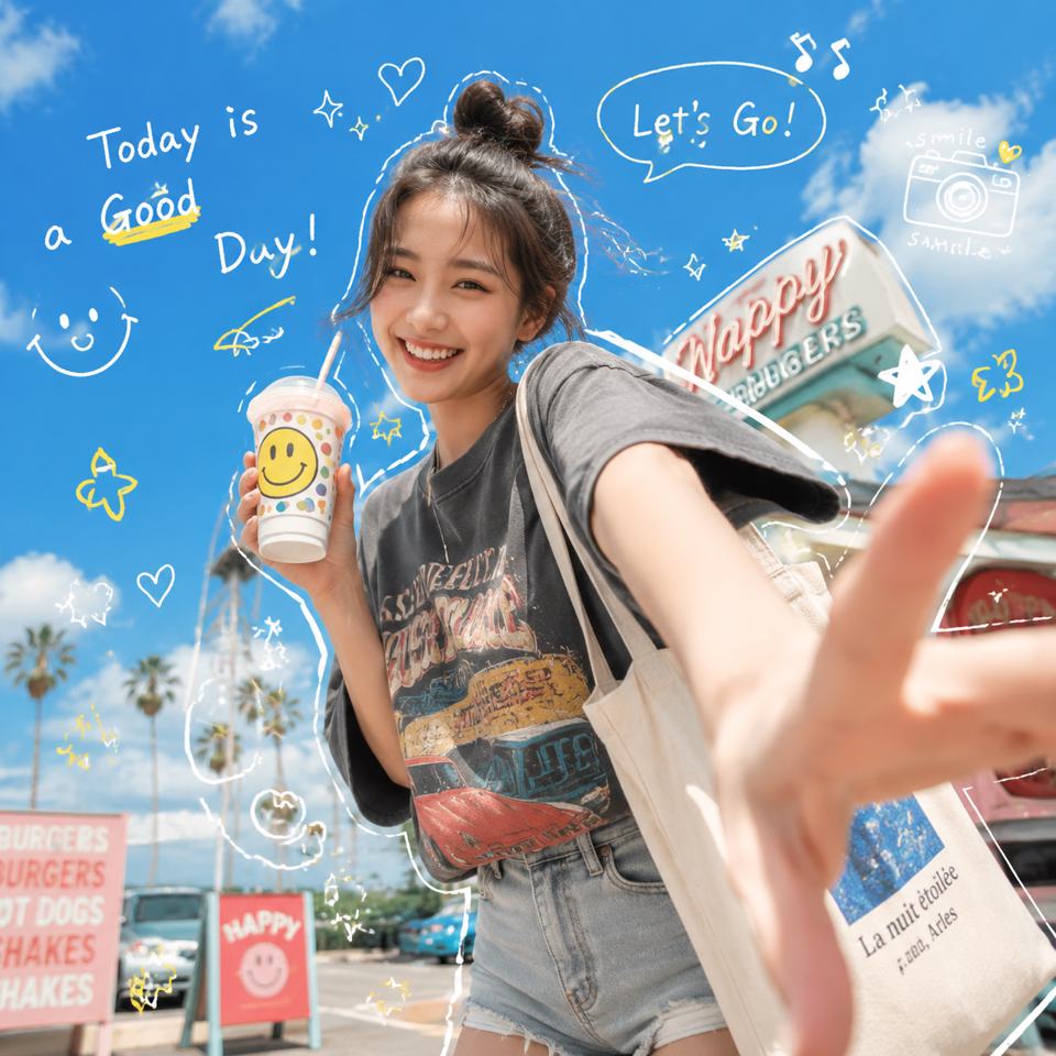 夏日公路快餐店